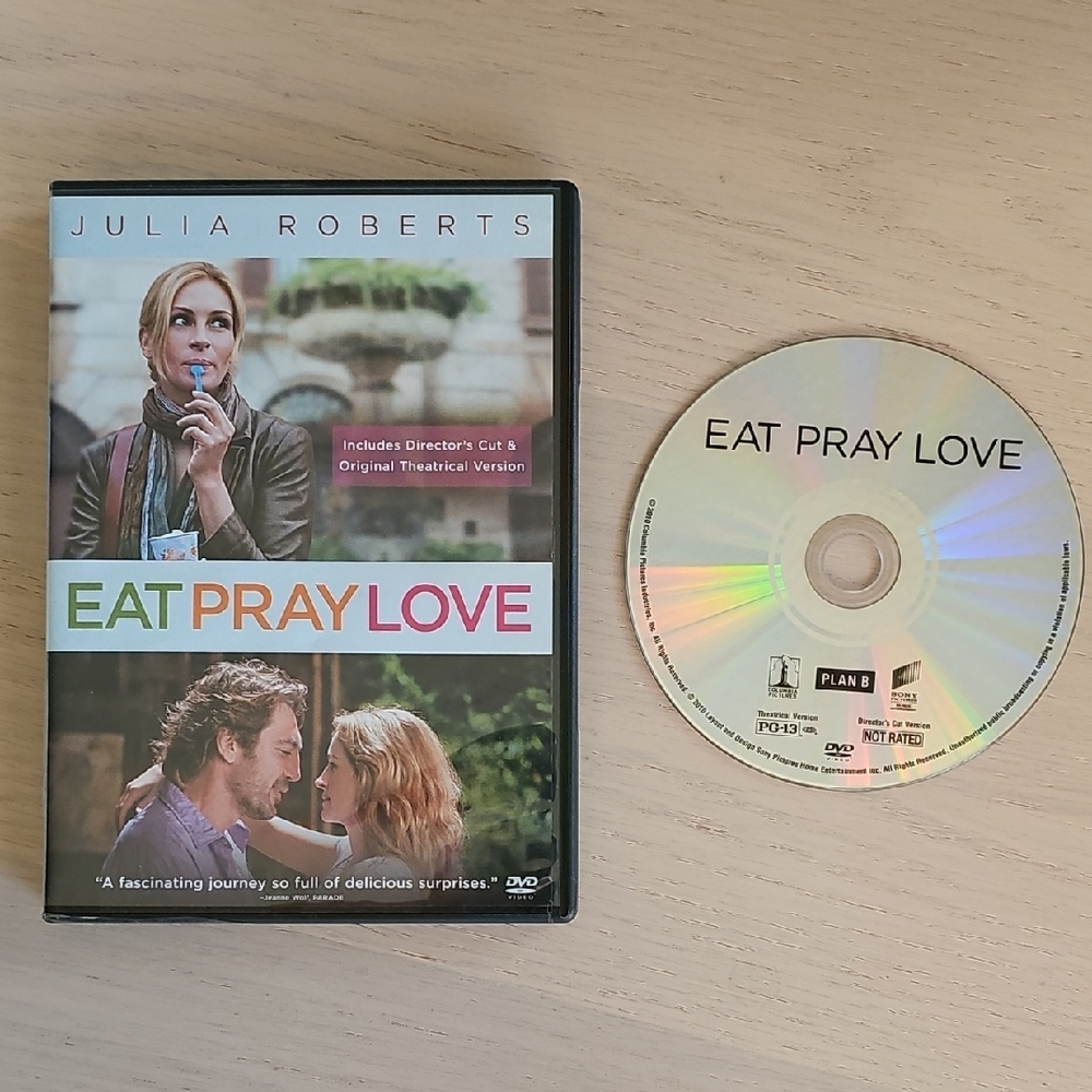 Eat Pray Love DVD with Case